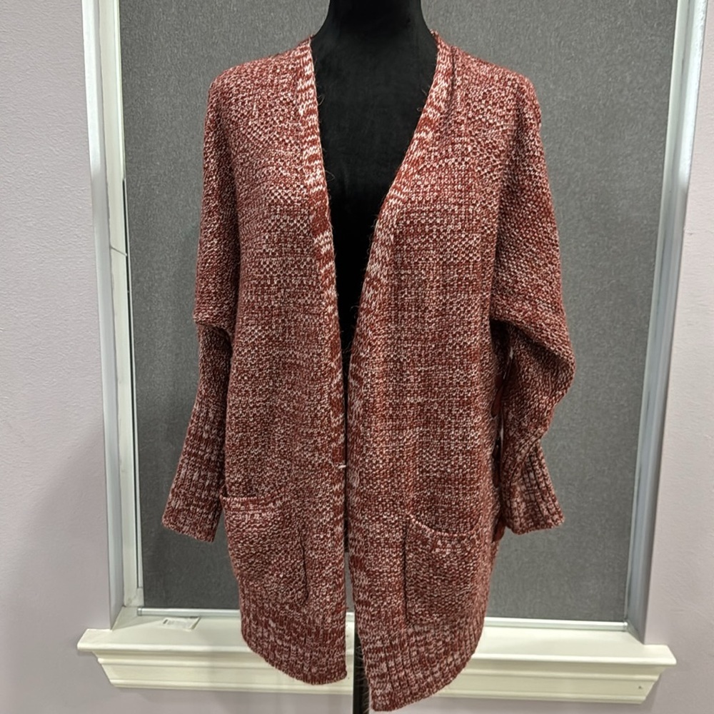 Crochet open cardigan